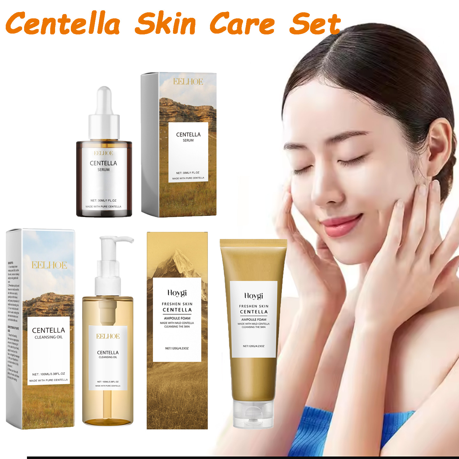 Skincare Garnier - 센텔라 스킨케어 세트 센텔라 세럼 페이스