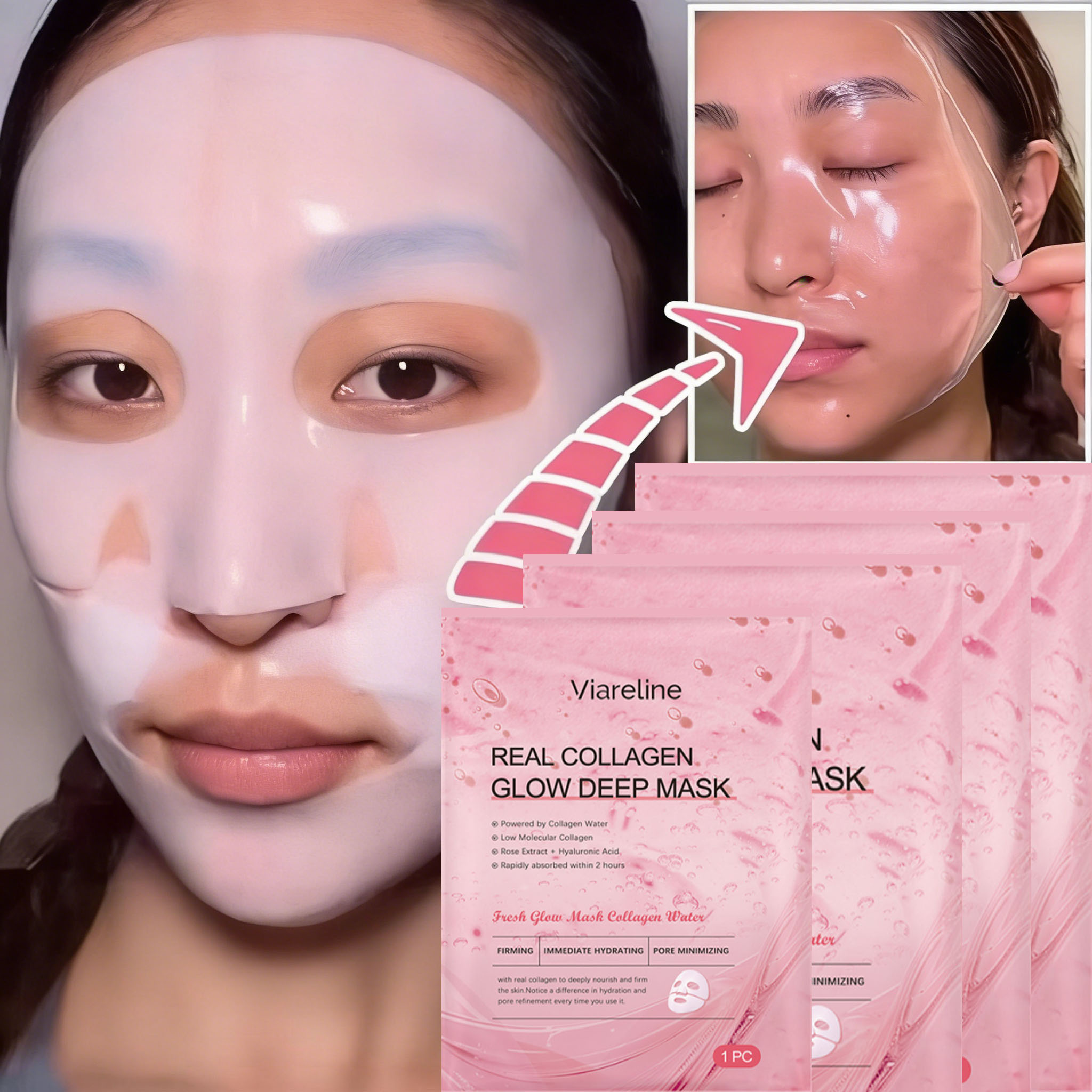 Skincare Omg - 오버나이트 콜라겐 마스크 연어 DNA PDRN