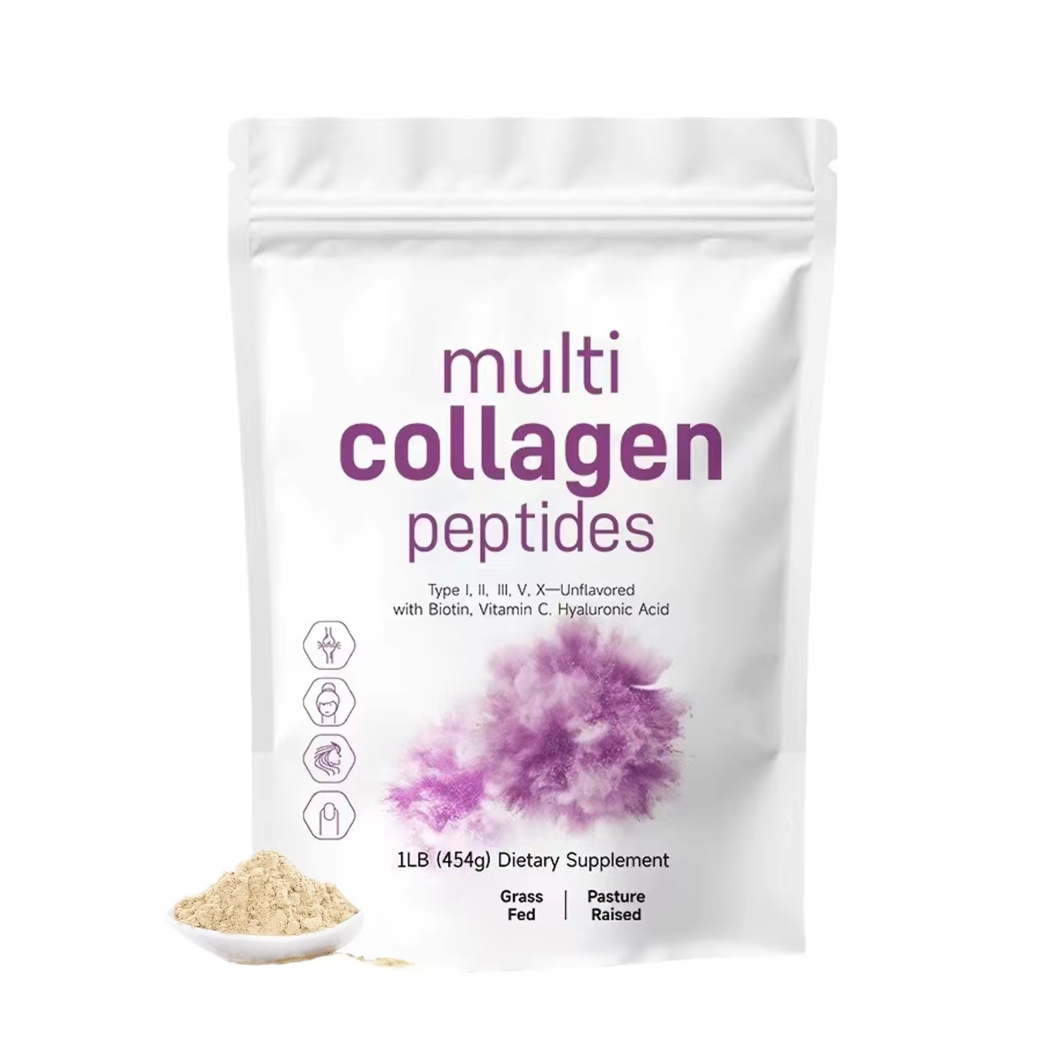 Vitamin C Powder - 454G 멀티 콜라겐 펩타이드 파우더 -