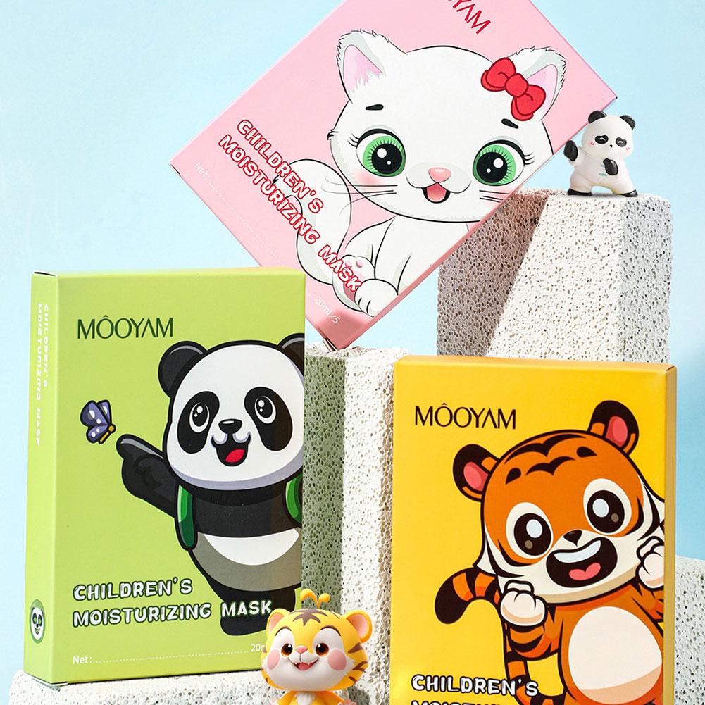5pcs 어린이 귀여운 동물 만화 수분 공급 페이스 마 - Skincare Omg 리뷰 및 가격