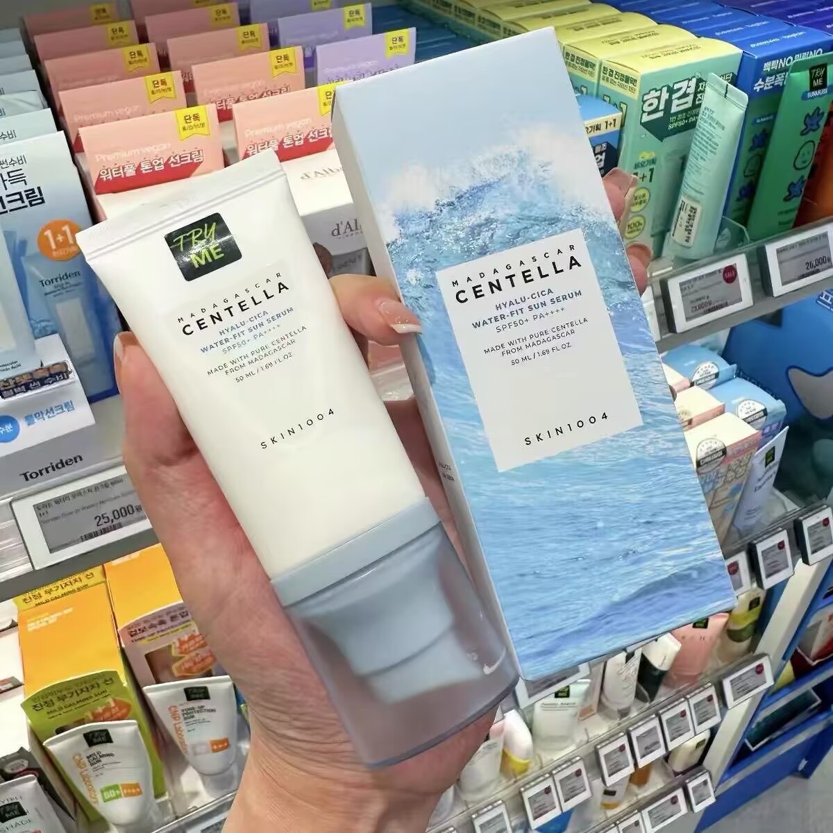한국 히알루 시카 센텔라 SPF50 PA+++ 워터핏  - Skincare Oily Skin 리뷰 및 가격