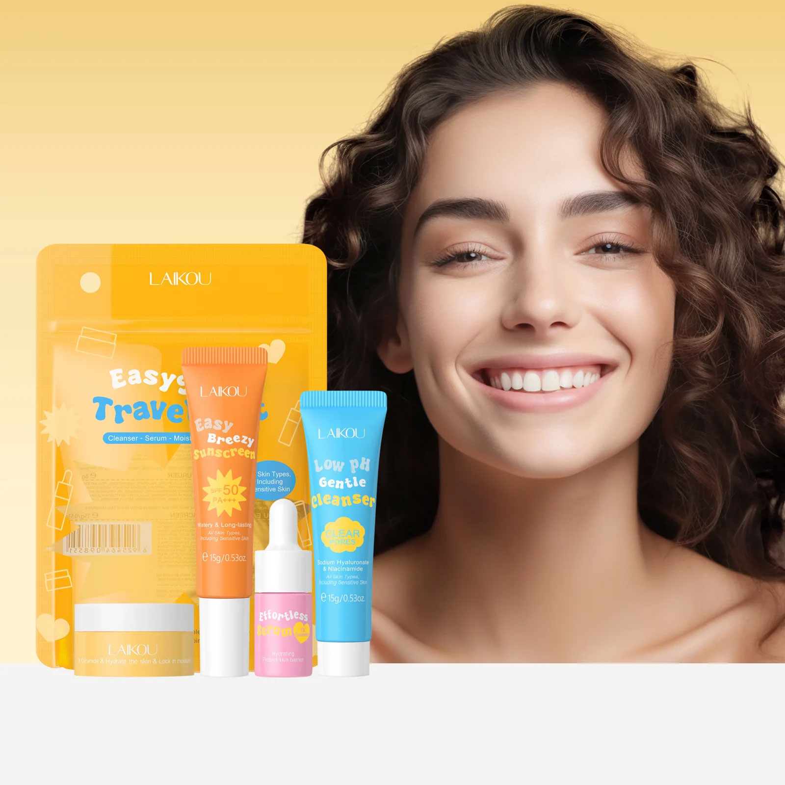 Laikou 세라마이드 여행용 세트, 저Ph 부드러운  - Ceramide Moisturizer 리뷰 및 가격