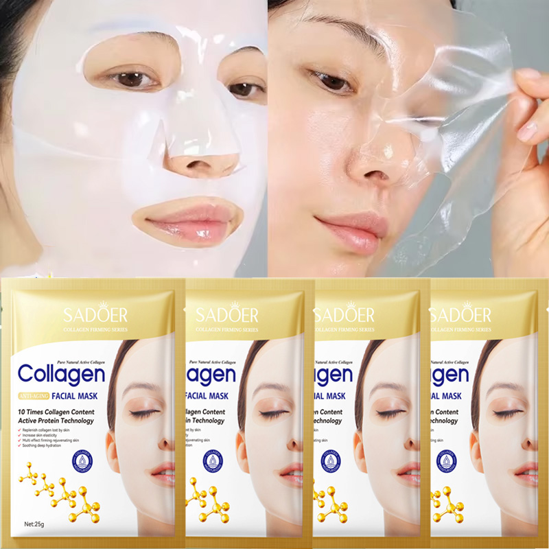 10PCS 콜라겐 안티 링클 페이셜 마스크 안티 에이징 - Skincare Oily Skin 리뷰 및 가격