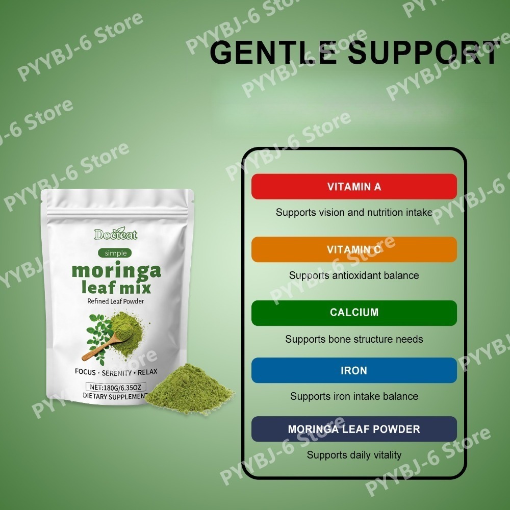 도크티트 모링가 잎 분말, 정제, 180g, 18회분, - Vitamin C Powder 리뷰 및 가격